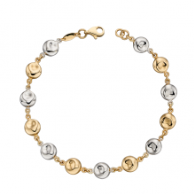 WHITE/YELLOW GOLD BRACELET